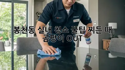 봉천동 실내 청소 꿀팁✨ 찌든 때 & 곰팡이 OUT! 🏡