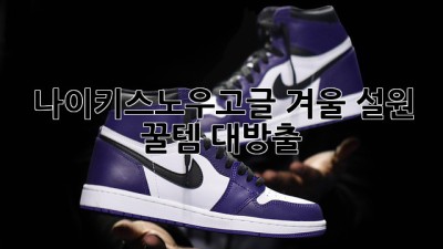 나이키스노우고글❄️ 겨울 설원 꿀템 대방출! 😎